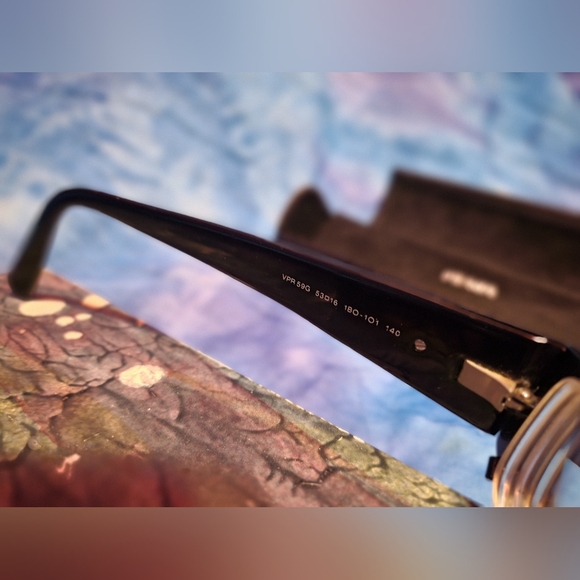 Authentic Prada black framed eyeglasses in Euc - Picture 4 of 11